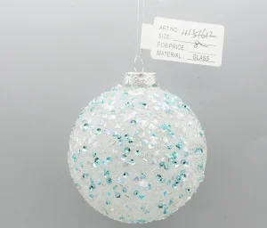 Christmas Pattern Motif Artificial Glass Ball SAA Certified for Quality Assurance