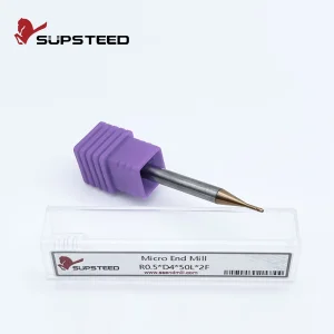 Precision CNC Machine Micro Diameter Carbide End Mill for Fine Detail Machining