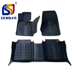 3D 5D 7D Alfombrilla de coche premium de diseño profundo tipo plato de cuero prensado en caliente para Hyundai Tucson Accent Elantra Sonata Kona IX35