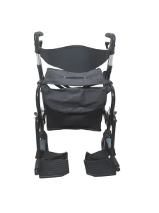 Walker Rollator for Seniors, Foldable Mobility Rollator with Seat and Bag, All Terrain Width Wheel