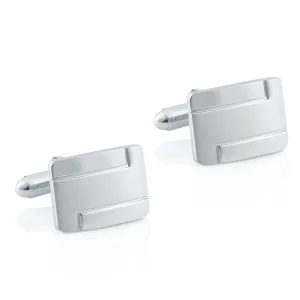 Silver Plated Metal Cufflinks