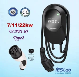 7kw Electric Car Charge Point AC EV Charger with Ocpp1.6j, WiFi, Ethernet/4G
