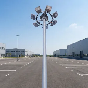 Rodovia, Porto, Estádio, Praça, Obras Públicas Tengfei Poste de Iluminação Comercial de Alto Mastro 15m~50m com CE Preço Baixo