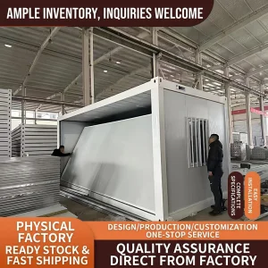 X-Type Folding Container House For Apartment Hospital Office Building Collapsible Container House