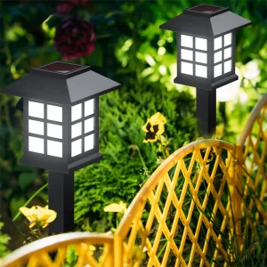 Solar Waterproof Outdoor LED Garden Spike Light Decorative Landscape Courtyard Garden Path Villa Lawn Lamp