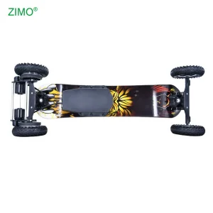 40 km/h 8 Inch 4 Wheel Dual Motor Electric Skateboard for Adults