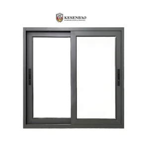 CE Certified Aluminum Sliding Windows Hurricane-Proof Design Double Glazed Slide Windows for House
