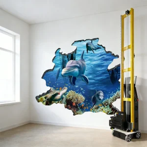 UV LED High-Gamut Digital Professional Commercial Indoor Wall Printer