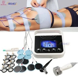 Body Slimming Weight Loss Lymphatic Drainage Muscle Electrostimulator EMS Cupping Device