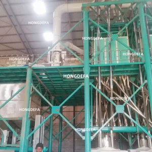 200t/24h مصنع مطحنة دقيق القمح التلقائي لإنتاج الدقيق والسميد في الهند