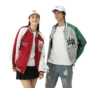 Cotton Bomber Varsity Jacket