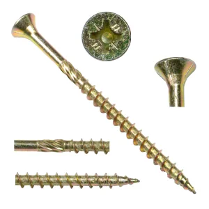 Customizable Wood Chipboard Screws Assortment Kit Self Tapping Zinc Plated Screws M3 M4 Thread Wood Drywall Furniture Cabinets