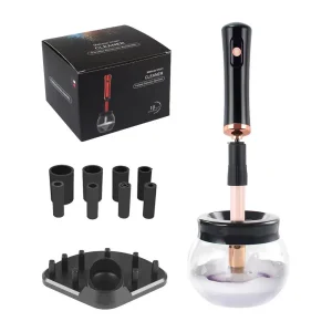 Wholesale Private Label Portable New Electric Makeup Brush Cleaner Automatic Brush Washer Cleaning Quick-drying Tool