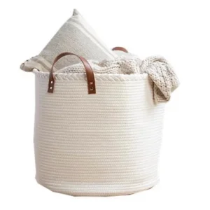 Cotton Linen Storage Baskets