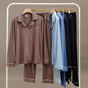Pijamas para hombres bonitos, batas para hombres, ropa de dormir, pijamas de talla grande, pijamas cómodos