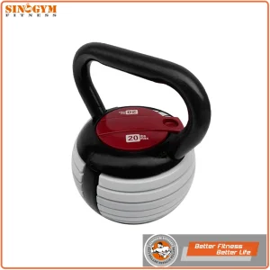 Adjustable Gym Fitness Training Weight Kettlebell Set with Solid Steel Weight Plate