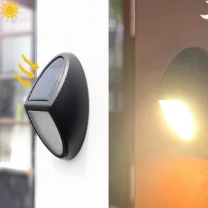 10LED Solar Outdoor Waterproof Wall Light Villa Courtyard Stair Fence Garden Lamp
