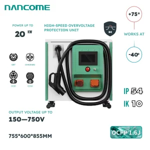 High-Speed CCS2 Electric Car Charger Station for Tesla