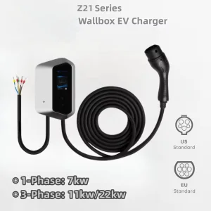 7kw 11kw 22kw AC EV Car Charger Dynamic Load Balancing CE Type 1 Type-2 Socket Public Ocpp EV Charging Charging Pile