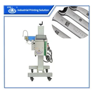 IPS-Lf50W Mg Online 50W Fiber Laser Coding Machine for Production Line Batch Code Date Code Qr Code Marking