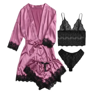Luxurious Silk Nightwear Robe for Ultimate Comfort and Style Sleepwear Robe Pajama