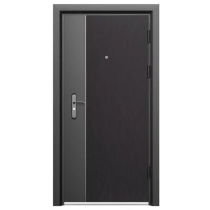 Modern Style Exterior Security Metal Anti Thief Steel Security Doors With Smart Lock and SS Lockset