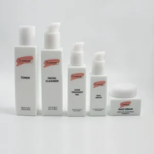 30ml Frosted Square Glass Foundation Bottle Lotion Pump Packaging