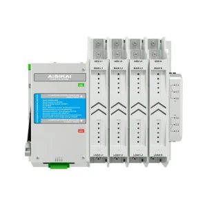 Aisiaki Askq6 Serie Interruptor de Transferencia Automático Inteligente ATS 630A 4p
