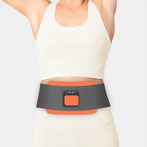 Electric EMS Abs Fat Burning Muscle Toner Body Slimming Abdominal Muscle Trainer Belt 7 Modes 15 Intensity Levels Rechargeable