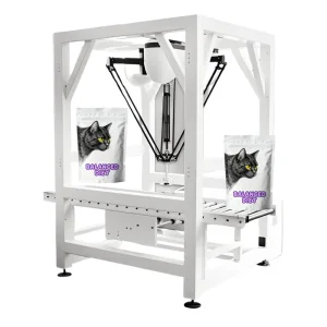 Length 1200mm/1400mm Delta Robot Electrical Programmable 4 Axis Delta Robot for Case Packer