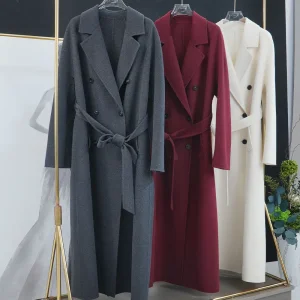 Casaco de Inverno Feminino de Dupla Frente