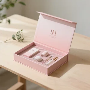 Luxury Pink Magnetic Beauty Box