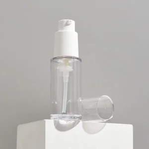 30ml Thick Wall PETG Body Cream Lotion Pump Bottle Recycled Cosmetic Packaging