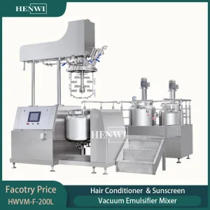 200L Stainless Mixing Tank Homogenizator for Sale Viscous Paste 200L Stirring Mixing Tank Equipment