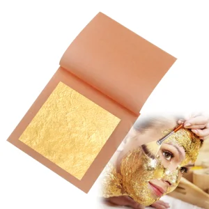 24K Pure Gold Foil Leaf Sheets for Food Cake Decoration