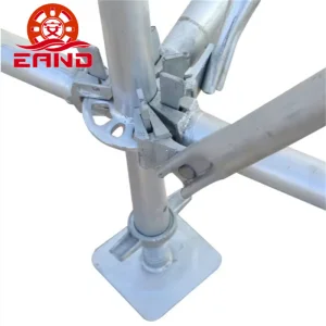 Heavy-Duty Galvanized Ring Plate for Steel Scaffolding Systems