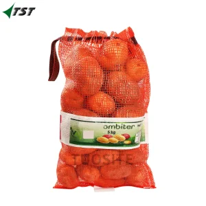 Bolsas de Embalagem de Malha para Cebolas Vermelhas / Alho / Cítricos