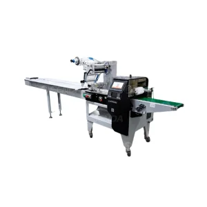 Fully Automatic Flow Horizontal Pillow Mask/Toy/Book/Food/ Wrapping Cutting Packaging Machine