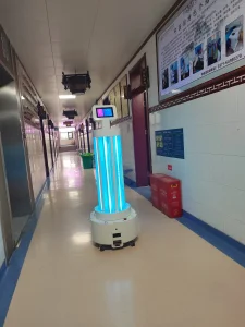 Efficient UV Disinfection Robot