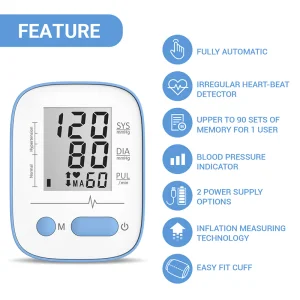 Telehealth Connected Blood Pressure Monitor for Children Digital Bp Cuff