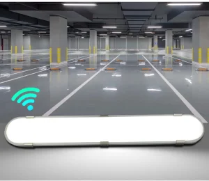 Energy-Efficient LED Vapor Tight Lighting with Motion Sensor