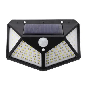 Outdoor Waterproof 100 Led Motion Sensor Solar Wall Light