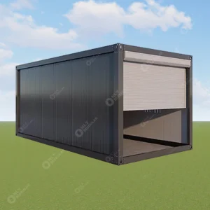Modular Prefabricating Container with Rolling Door