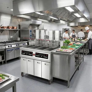 Multi-Tank Automatic Lifting Electric Deep Fryer