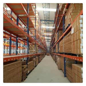 Selective Steel Pallet Rack 5 Layer Heavy Duty Powder Coated Industrial Warehouse Storage Rack
