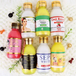 RTS Gluta Kojic SEPI White Bel Eclat Coji Berry Collagen Piment Skin Care Face Serum Anti-Aging Whitening Liquid Anti-Wrinkle