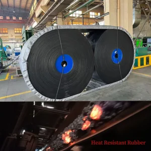 Heat-Resistant High Temperature Burn-Resistant EPDM Rubber Ablation-Resistant Scald-Resistant Anti-Bacterial Conveyor Belt