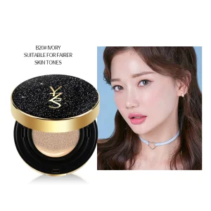 YZS 3 Color Custom Logo Star Sky Air Cushion BB Cream Long Lasting Waterproof Ivory White Concealer and Foundation for Girl Lady