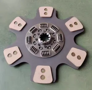 Auto Parts Truck Copper Button Ceramic Clutch Disc Clutch Plate