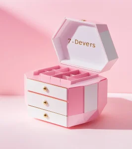 Luxury Custom Ramadan Jewelry Advent Calendar Packaging Gift Box 12 Days Advent Calendar Boxes with Earrings